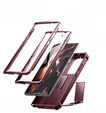 Armored case for Samsung Galaxy S23 Ultra, Dexnor Full Body (Two Frames), red