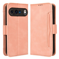 Flip case for Google Pixel 9 Pro XL, Card Slot, pink