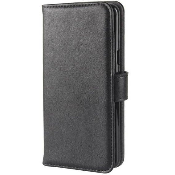 Flip case for Samsung Galaxy S9, Leather Flexi Book, black