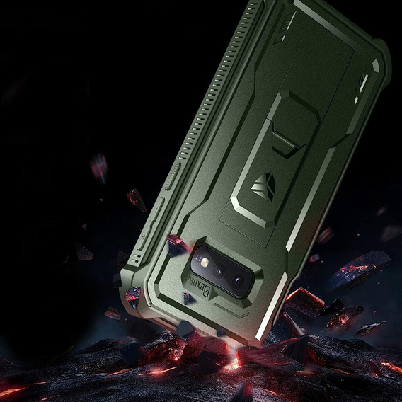 Armored case for Samsung Galaxy S10e, Dexnor Full Body, green