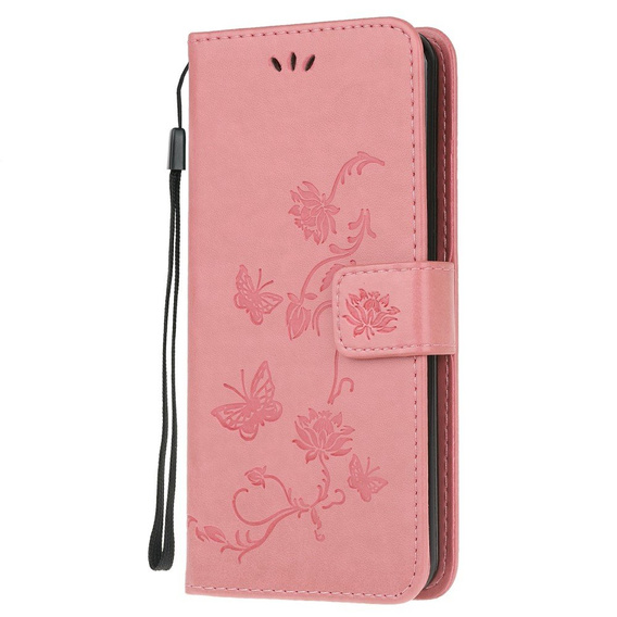 Flip case for Motorola Moto G30 / G10, Butterfly, blue