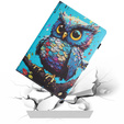 Case for Samsung Galaxy Tab A11 / A9 X110 / X115, owl