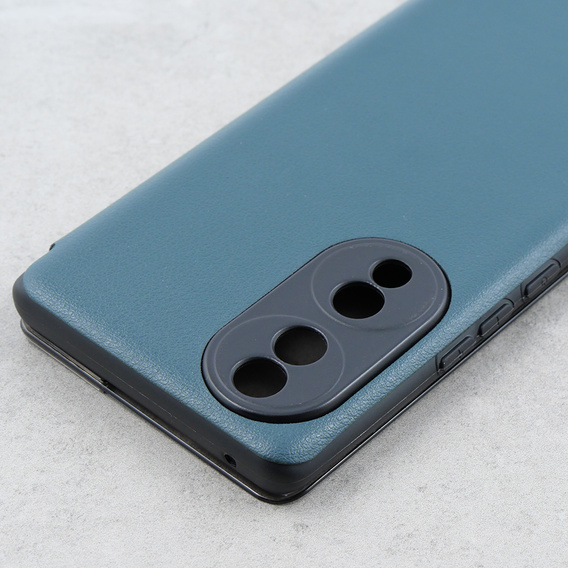 Flap case for Honor 70 5G, Side View, green