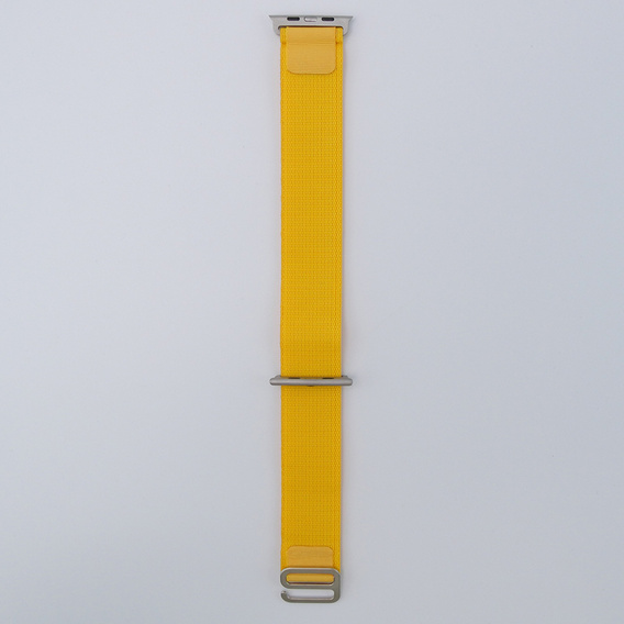 Nylon Strap for Apple Watch 1/2/3/4/5/6/7/8/SE/ULTRA 42/44/45/49mm, Yellow