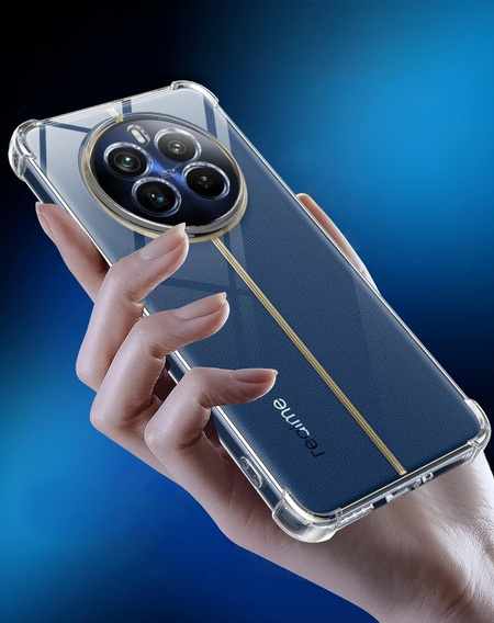 Case for Realme 12+ Plus 5G, Dropproof, transparent