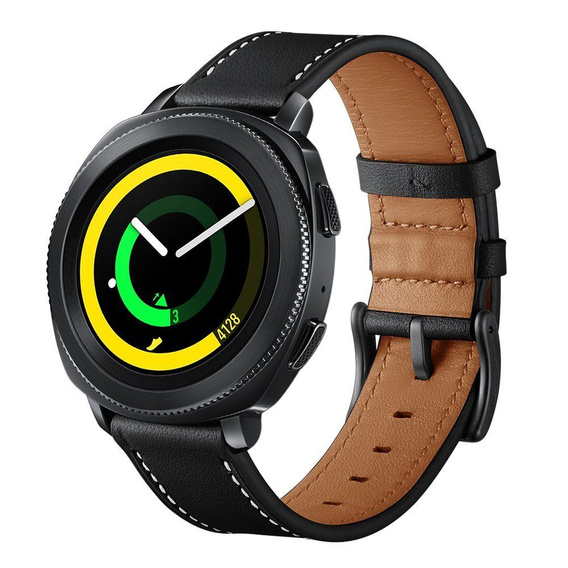 Leather Belt FOR Samsung Gear S2 / Gear Sport - Black