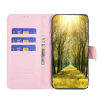 Flip case for Motorola Edge 40 Neo, Wallet, BINFEN COLOR, pink