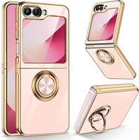 Case for Samsung Galaxy Z Flip7 FE / Z Flip6, Electro Ring, pink