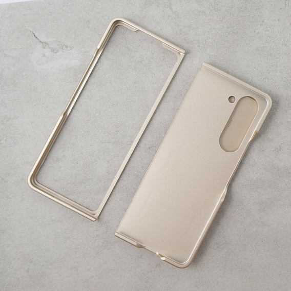 Case for Samsung Galaxy Z Fold5 5G, CamShield Slide, gold