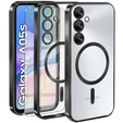 Case for Samsung Galaxy A05s, Electro MagSafe, black + Screen Glass