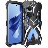 Armored case for Oppo Reno 10 Pro, Aluminum Alloy, black