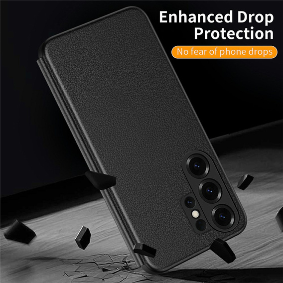 Smart View Window Leather Case for Samsung Galaxy S26 Ultra