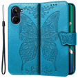 Flip case for Realme 10 4G, Butterfly, blue