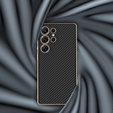 Case for Samsung Galaxy S25 Ultra, GKK Leather, carbon black