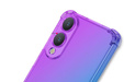 Case for Samsung Galaxy S25 Edge, Gradient Dropproof, Purple / blue