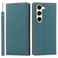 Leather case for Samsung Galaxy S23 Plus, ERBORD Grain Leather, blue