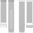Milanese bracelet 18mm for Garmin Vivoactive 4S, Black