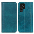 Case for Samsung Galaxy S24 Ultra, Wallet Litchi Leather, green