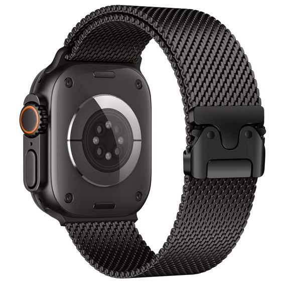 Milanese bracelet for Apple Watch 1/2/3/4/5/6/7/8/SE/ULTRA (42/44/45/49 MM) - Black