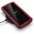 Case for Samsung Galaxy S21 FE, R-JUST, armoured, red