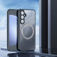 DuxDucis case for Samsung Galaxy S23 FE, Aimo case, for MagSafe, transparent / black