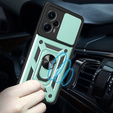 Case for Xiaomi Poco F5, CamShield Slide, green