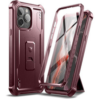 Armored case for iPhone 14 Pro Max, Dexnor Full Body, red