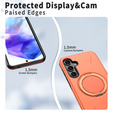 MagSafe case with stand for Samsung Galaxy A57 5G, orange