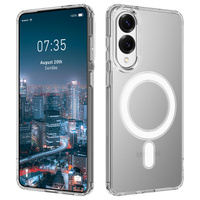 Case for Samsung Galaxy S25 Edge, Fusion Hybrid, for MagSafe, transparent