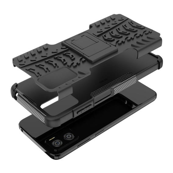 Case for Motorola Moto E22 / E22i, Tire Armor, black
