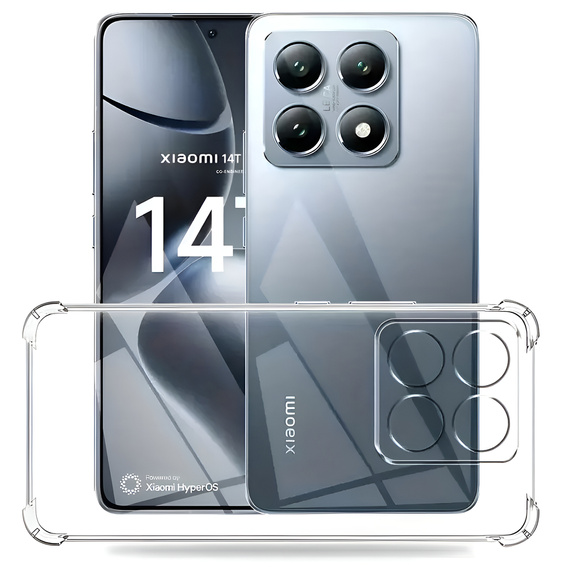 Case for Xiaomi 14T, Dropproof, transparent