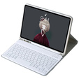 Bluetooth keyboard case for iPad 11" 2025 A16 (11 gen.) / iPad 10.9" 2022 (10 gen.), grey