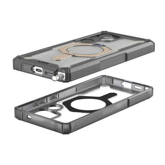 Urban Armor Gear case for Samsung Galaxy S25 Ultra, Plasma XTE MagSafe Kickstand, black