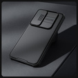 NILLKIN Case for Samsung Galaxy A55 5G, Silicone CamShield Case for MagSafe, black