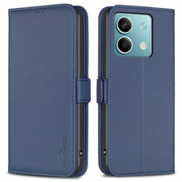 Flip case for Xiaomi Redmi Note 13 5G, BINFEN Wallet, blue