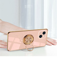 Case for iPhone 14 Plus, Electro Ring, light pink