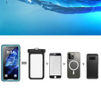 Waterproof case for Samsung Galaxy S25 Ultra, Redpepper, for MagSafe, blue