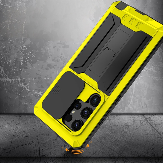 Armored case for Samsung Galaxy S24 Ultra, R-JUST, yellow
