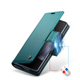 CASEME flip case for Samsung Galaxy Z Fold6 5G, Litchi Wallet, green