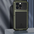 Love Mei Case for iPhone 12 Pro, armored with glass, green