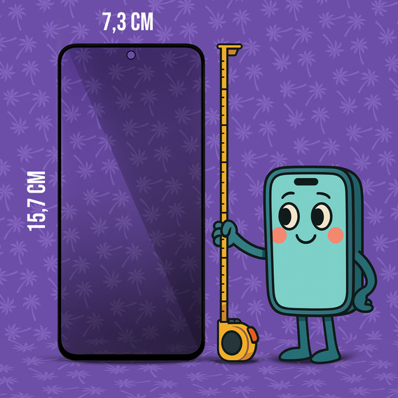 Shy Palm Privacy Tempered Glass for Samsung Galaxy A35 5G/A55 5G