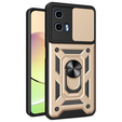 Case for Motorola Moto G24 / G24 Power / G04, CamShield Slide, gold