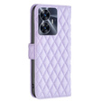 Flip case for Realme C55, Wallet, BINFEN COLOR, purple