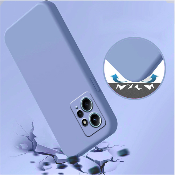 Case for Xiaomi Redmi Note 12 4G, Silicone Lite, purple