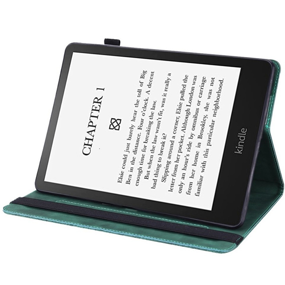 Flap case for Amazon Kindle Paperwhite 5 (2021), flower, blue