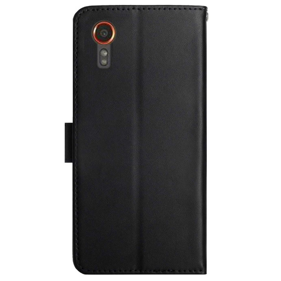 Flip case for Samsung Galaxy Xcover 7, Split Leather, black