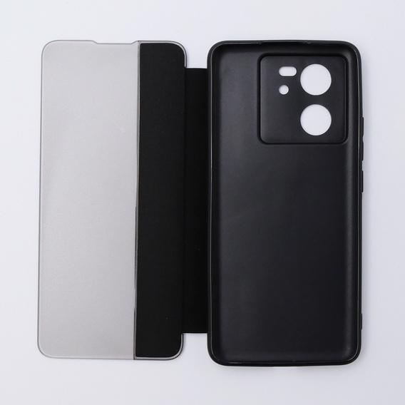 Case for Xiaomi 13T / 13T Pro, with Side View flap, black