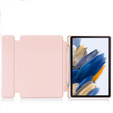 Keyboard case for Samsung Galaxy Tab A9+, Rotary 360° Leather, pink rose gold