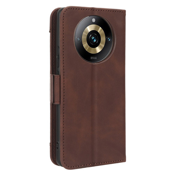 Flip case for Realme 11 Pro 5G / Pro+ 5G, Card Slot, brown