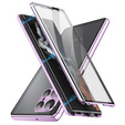 Case for Samsung Galaxy S24 Ultra, Magnetic Dual Glass, purple